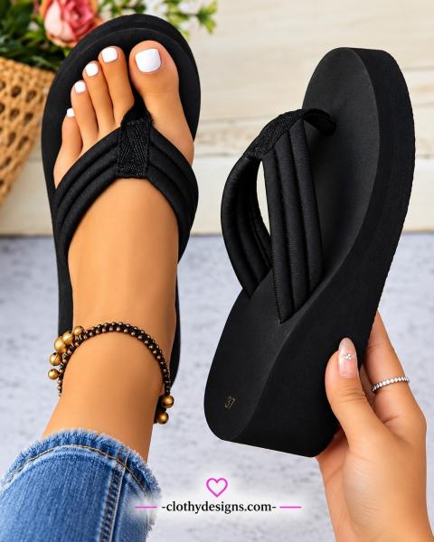 Women’s Ultra-Light Flip-Flop Slides – Soft Quick-Dry Beach & Pool Sandals